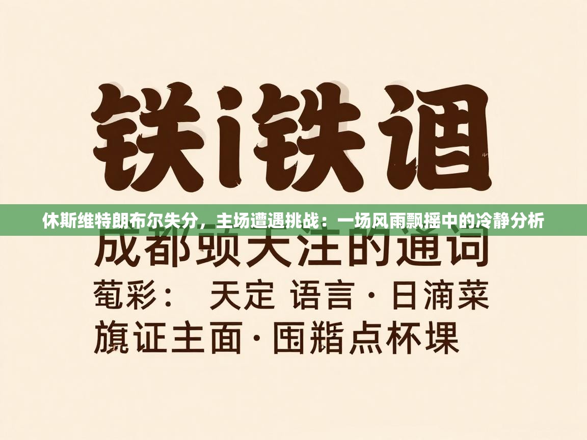 休斯维特朗布尔失分，主场遭遇挑战：一场风雨飘摇中的冷静分析  第2张